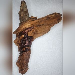 Vintage Woodcarved Mountain Man Folk Art